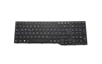 CP672220-01 original Fujitsu clavier DE (allemand) noir/noir abattue