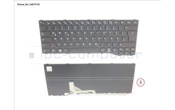 Fujitsu CP795525-XX KEYBOARD BLACK GERMANY WIN10