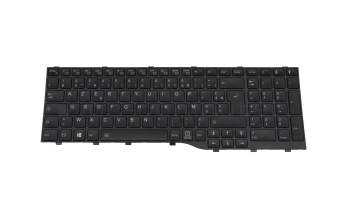 CP795604-04 original Fujitsu clavier FR (français) noir/noir avec rétro-éclairage