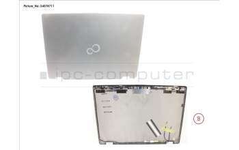 Fujitsu CP805637-XX LCD BACK COVER BLACK