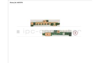 Fujitsu CP809723-XX SUB BOARD, SWITCH POWER BUTTON