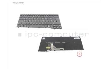 Fujitsu CP825799-XX KEYBOARD BLACK W/ BL GERMANY WIN11