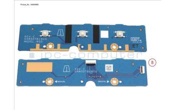 Fujitsu CP837934-XX SUB BOARD, TOUCHPAD BUTTONS