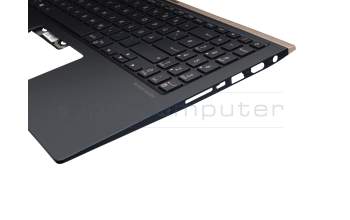 CQ9C04IRK original Asus clavier incl. topcase DE (allemand) bleu/bleu avec rétro-éclairage