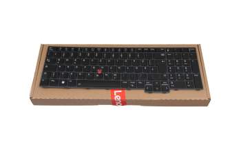 CS22NBL-106D0 original Lenovo clavier DE (allemand) noir/noir avec rétro-éclairage et mouse stick