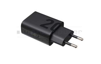 Chargeur USB 20 watts EU wallplug original pour Lenovo Tab M10 HD 2nd Gen (ZA7V)