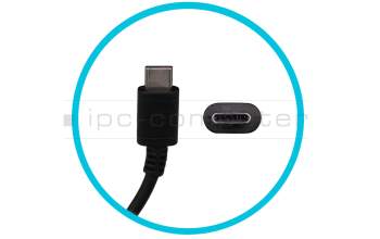 Chargeur USB-C 65 watts petit original pour Acer Chromebook 515 (CB515-2H)