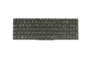 Clavier DE (allemand) noir avec rétro-éclairage original pour Dell Latitude 15 (3500)