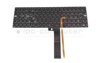 Clavier DE (allemand) noir avec rétro-éclairage original pour Medion Akoya S15801 (GM5MP0Y)