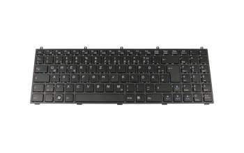 Clavier DE (allemand) noir/gris original pour Clevo C5100Q