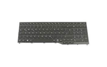 Clavier DE (allemand) noir/gris sans backlight original pour Fujitsu LifeBook E458