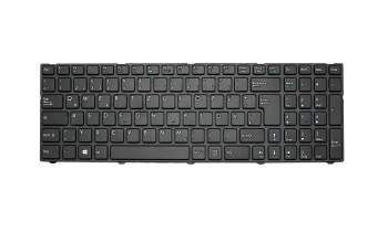 Clavier DE (allemand) noir/noir abattue pour Medion Akoya E6239