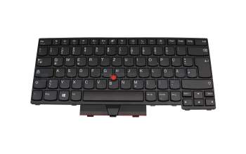 Clavier DE (allemand) noir/noir avec mouse stick original pour Lenovo ThinkPad L14 Gen 1 (20U1/20U2)