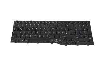 Clavier DE (allemand) noir/noir original pour Fujitsu Celsius H5511