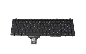 Clavier DE (allemand) noir original pour Dell Precision 15 (3550)