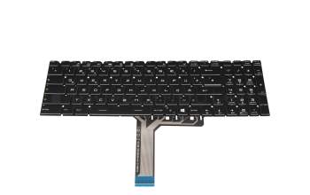 Clavier DE (allemand) noir original pour MSI GE75 Raider 10SGS/10SFS/10SF (MS-17E9)