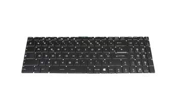 Clavier FR (français) noir/noir original pour MSI GE75 Raider 10SGS/10SFS/10SF (MS-17E9)