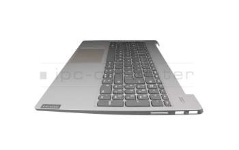 Clavier incl. topcase DE (allemand) gris/argent original pour Lenovo IdeaPad S340-15IIL (81WL)