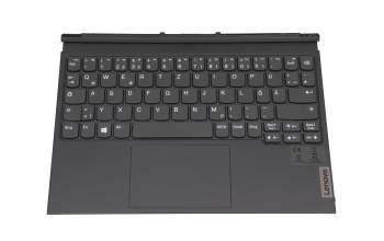 Clavier incl. topcase DE (allemand) gris foncé/gris original pour Lenovo IdeaPad Duet 3 10IGL5 (82HK)