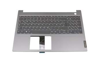 Clavier incl. topcase DE (allemand) gris/gris original pour Lenovo ThinkBook 15 IIL (20SM)