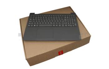 Clavier incl. topcase DE (allemand) gris/gris original pour Lenovo V15-IWL (81YE)