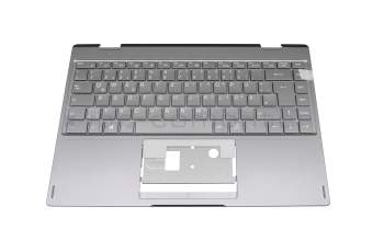 Clavier incl. topcase DE (allemand) gris/gris original pour Medion Akoya E4272 (YM14G)