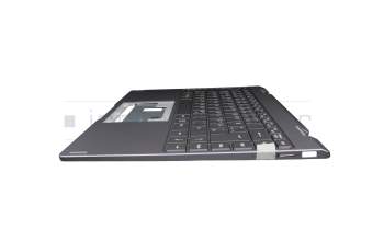 Clavier incl. topcase DE (allemand) gris/gris original pour Medion Akoya E4272 (YM14G)