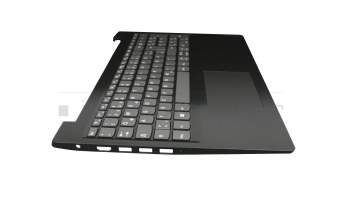 Clavier incl. topcase DE (allemand) gris/noir original pour Lenovo IdeaPad S145-15API (81V7)