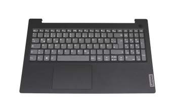 Clavier incl. topcase DE (allemand) gris/noir original pour Lenovo V15 G2-ALC (82KD)