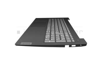 Clavier incl. topcase DE (allemand) gris/noir original pour Lenovo V15 G2-ALC (82KD)