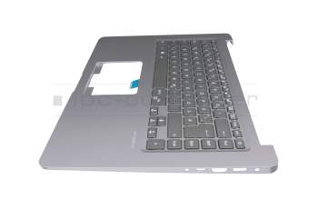 Clavier incl. topcase DE (allemand) noir/anthracite original pour Asus VivoBook 15 X510UF