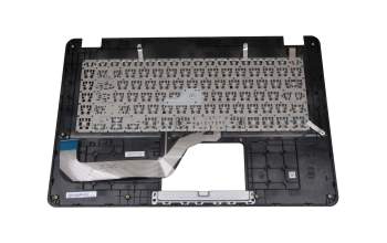 Clavier incl. topcase DE (allemand) noir/argent original pour Asus VivoBook 15 F505ZA