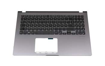 Clavier incl. topcase DE (allemand) noir/gris avec rétro-éclairage original pour Asus ExpertBook P1 P1510CJA