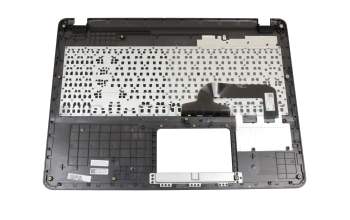 Clavier incl. topcase DE (allemand) noir/gris original pour Asus VivoBook 15 R507UF