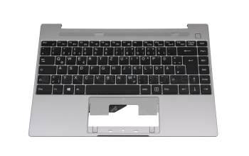 Clavier incl. topcase DE (allemand) noir/gris original pour Medion Akoya E14301/E14302 (NS14AP)