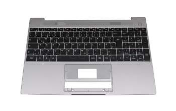 Clavier incl. topcase DE (allemand) noir/gris original pour Medion Akoya E15407/E15408 (NS15IC)