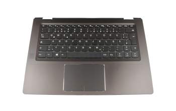 Clavier incl. topcase DE (allemand) noir/noir original pour Lenovo Yoga 510-14ISK (80UK)