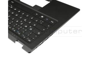 Clavier incl. topcase DE (allemand) noir/noir original pour Medion Akoya E3221 (YS13G)