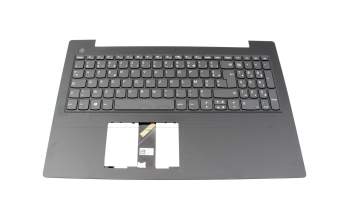 Clavier incl. topcase FR (français) gris/gris original pour Lenovo V130-15IKB (81HN)