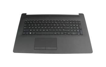 Clavier incl. topcase FR (français) noir/noir (PTP/sans DVD) original pour HP 17-by2000