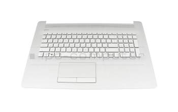 Clavier incl. topcase SF (suisse-francais) argent/argent (DVD) original pour HP 17-by2000