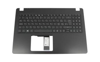 Clavier incl. topcase SF (suisse-francais) noir/noir original pour Acer Aspire 3 (A315-54K)