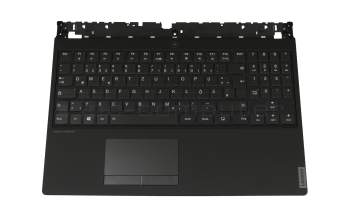 DC33001J100 original Lenovo clavier incl. topcase DE (allemand) noir/noir avec rétro-éclairage