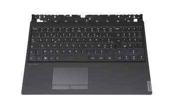 DC33001J100 original Lenovo clavier incl. topcase FR (français) noir/noir avec rétro-éclairage