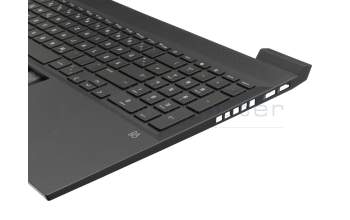 DD22C1 original HP clavier incl. topcase DE (allemand) noir/noir avec rétro-éclairage