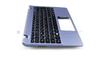 EAZHK003010-1 original Acer clavier incl. topcase DE (allemand) noir/bleu