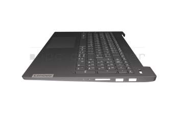 ET1K7000200 original Lenovo clavier incl. topcase DE (allemand) gris/gris avec rétro-éclairage