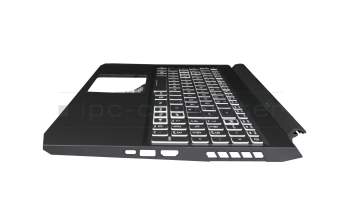 ET3AU000600QSD1 original Acer clavier incl. topcase DE (allemand) moir/blanc/noir avec rétro-éclairage