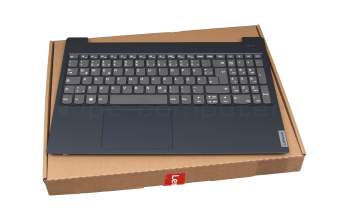 FA2GC000820 original Lenovo clavier incl. topcase DE (allemand) gris/bleu