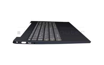 FA2GC000820 original Lenovo clavier incl. topcase DE (allemand) gris/bleu